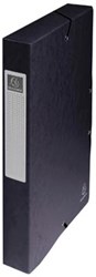 Exacompta elastobox Exabox zwart rug van 4 cm