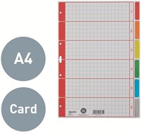 Tabbladen A4 Leitz met 6 gekleurde tabs en 4-gaatsperforatie-4