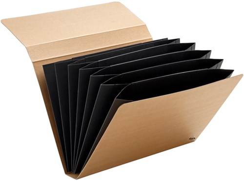 Sorteermap 7 vakken Multo Kraft Line