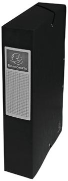 Exacompta elastobox Exabox zwart rug van 6 cm