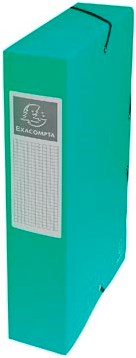Exacompta elastobox Exabox groen rug van 6 cm