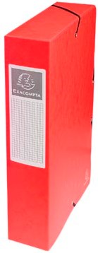 Exacompta elastobox Exabox rood rug van 6 cm