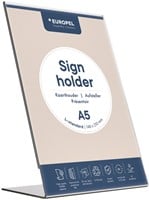 Folderhouder A5 L-standaard acryl