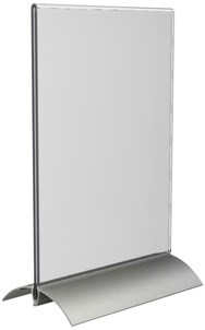 Menukaarthouder T standaard A5 staand acryl aluminium-2