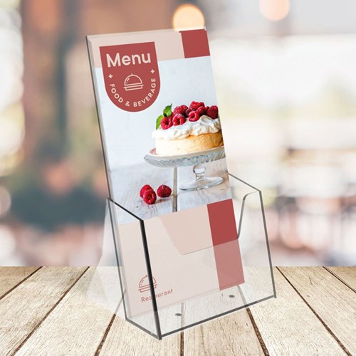 Folderhouder OPUS 2 1/3 A4 transparant-3