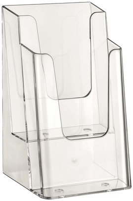 Folderhouder OPUS 2 2vaks 1/3 A4 transparant-2