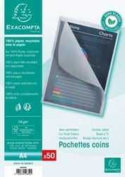 Exacompta L-map Cut-flush, uit papier van 110 g/m², pak van 50 stuks