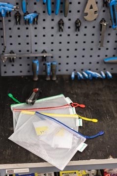 Tarifold opbergtas met rits A5 pak van 8 stuks in geassorteerde kleuren-3