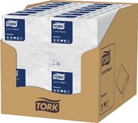 Tork servetten 30 x 30 cm 1-laags wit pak van 100 stuks-2