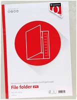 Dossiermap A4 grijs Quantore 320gr-2