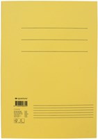 Dossiermap Folio 320gr geel Quantore verpakt per stuk