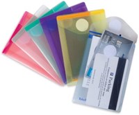 Documentenmap A7 Tarifold Collection Color 80 x 115 mm pak van 6 stuks geassorteerd