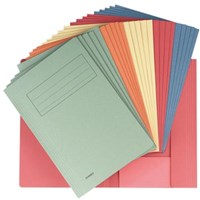 Dossiermappen karton folio geassorteerde kleuren