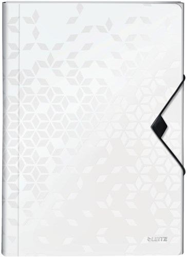 Sorteermap Leitz WOW 7 vakken PP wit