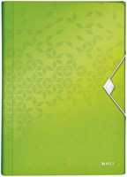 Sorteermap Leitz WOW 7 vakken PP groen