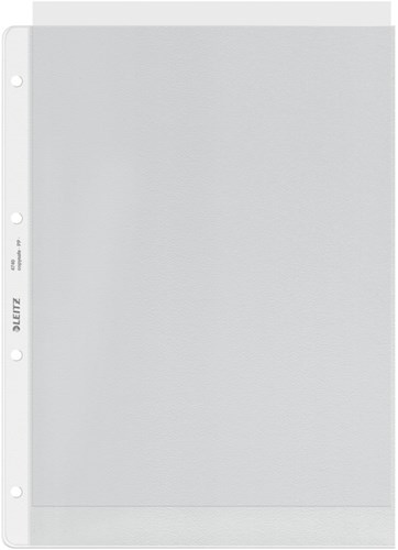 Leitz showtas A4 transparant130 micron 4-rings 100 stuks