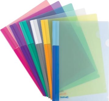 Tarifold L-map A4 uit Pp geassorteerde kleuren