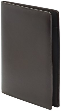 Leren schrijfmap A4 van der Spek 393 licht generfd leer bruin-2