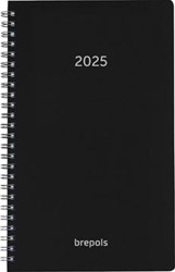 Dagagenda 2025 Brepols Breform Polyprop zwart