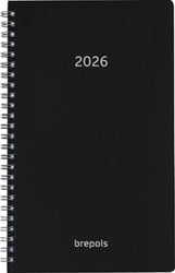 Dagagenda 2025 Brepols Breform Polyprop zwart