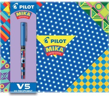Pilot roller Hi-Tecpoint Mika Limited Edition geschenkdoos met 6 rollers-2