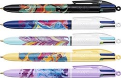 BIC Colours Hydro Purple 4-kleurenbalpen, medium
