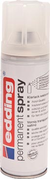 Edding Permanent Spray 5200 transparante lak 200 ml mat