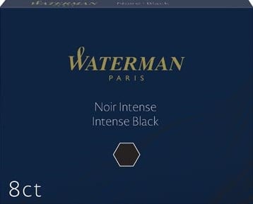 Waterman inktpatronen Standard zwart pak van 8 stuks