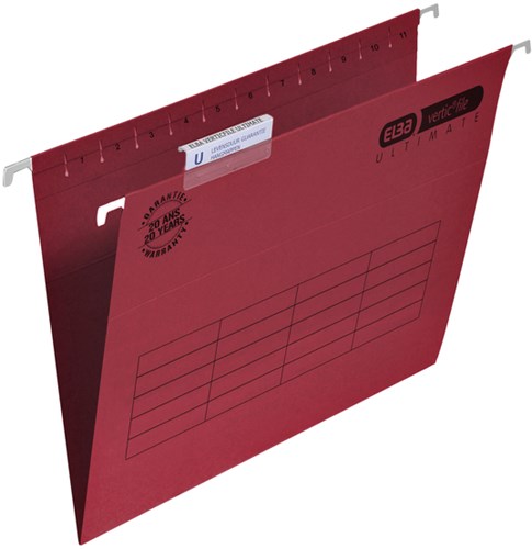 Elba hangmappen voor laden Verticfile Ultimate® rood