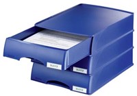 Brievenbak Leitz Plus A4+ blauw met lade 70 x 376 mm-3