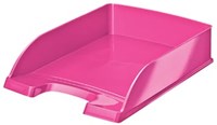 Brievenbakje Leitz Plus 5226 WOW roze A4 36 x 7 cm