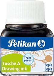 Pelikan Oost-Indische inkt sepia flesje van 10 ml