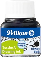Pelikan Oost-Indische inkt zwart flesje van 10 ml