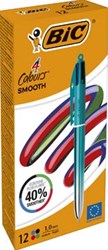 BIC Colours Smooth Gradiant 4-kleurenbalpen, medium, groen