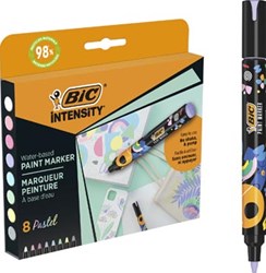 Paint markers pastel set van 8 stuks BIC Intensity 