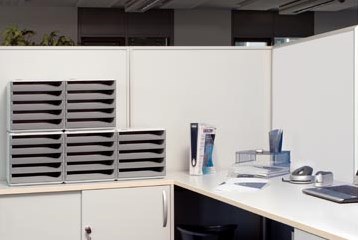 Ladeblok bureau Leitz 5 laden lichtgrijs/donkergrijs-2