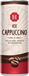 Douwe Egberts ice coffee, Cappuccino, blik van 25 cl, pak van 12 stuks