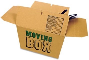 Verhuisdoos 480x320x360 mm bedrukt Cleverpack