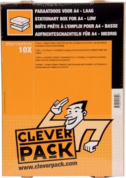Doosje met deksel A4 305 x 218 x 55 mm pak van 10 stuks-3