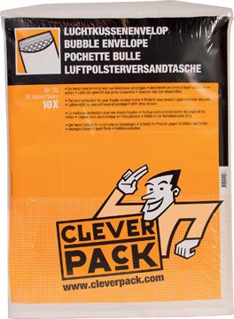 Luchtkussen enveloppen CleverPack  nr20 370x480mm wit 10stuks