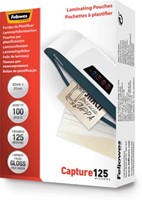 Lamineerhoes 65 x 95 mm 125 micron Fellowes pak van 100 Fellowes-2