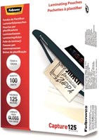 Lamineervellen 75 x 105mm Fellowes Capture 2 x 125 micron pak van 100 stuks-2