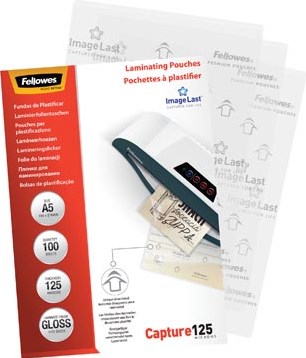 Lamineervellen A5 250 micron 2x125 pak van 100 stuks Fellowes-2