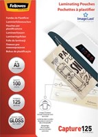 Lamineerfolie A3 250 micron (2x125) 100 stuks Fellowes Capture125