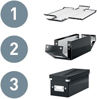 Leitz Opbergdoos CD Wow Click & Store wit-7