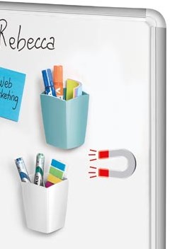 Magnetisch pennenbakje voor whiteboard muntgroen-2