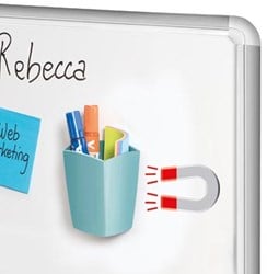 Magnetisch pennenbakje voor whiteboard muntgroen