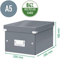 Leitz Opbergdoos Wow Click & Store ft A5, wit-3