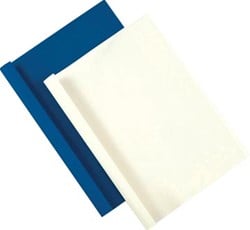 Fellowes thermische omslagen A4 1,5 mm pak van 100 stuks leatherlook wit