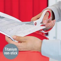 Schaar 20,5 cm rood Leitz WOW op blister-2